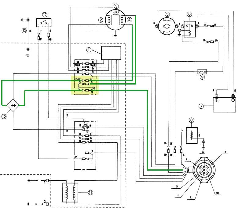 boat tach wiring diagram