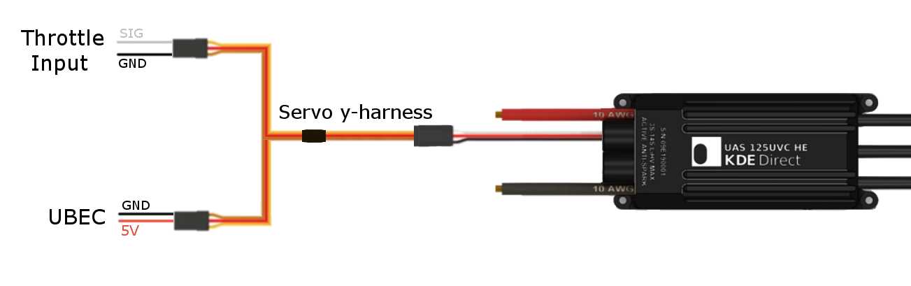 brushless esc wiring diagram