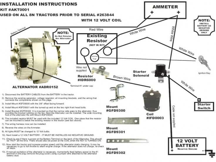 wiring one wire alternator diagram