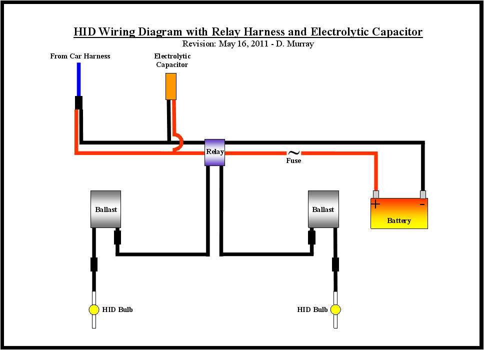 hid light wiring diagram