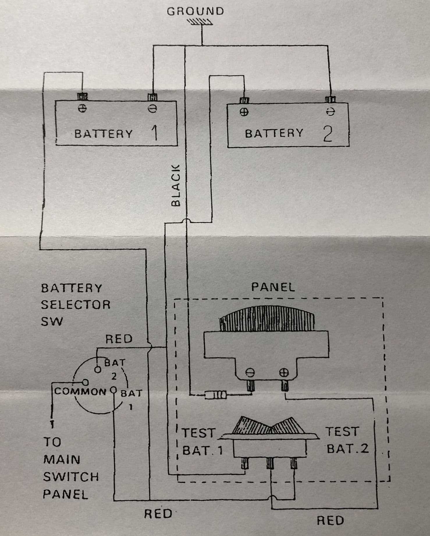 switch panel wiring diagram 12v