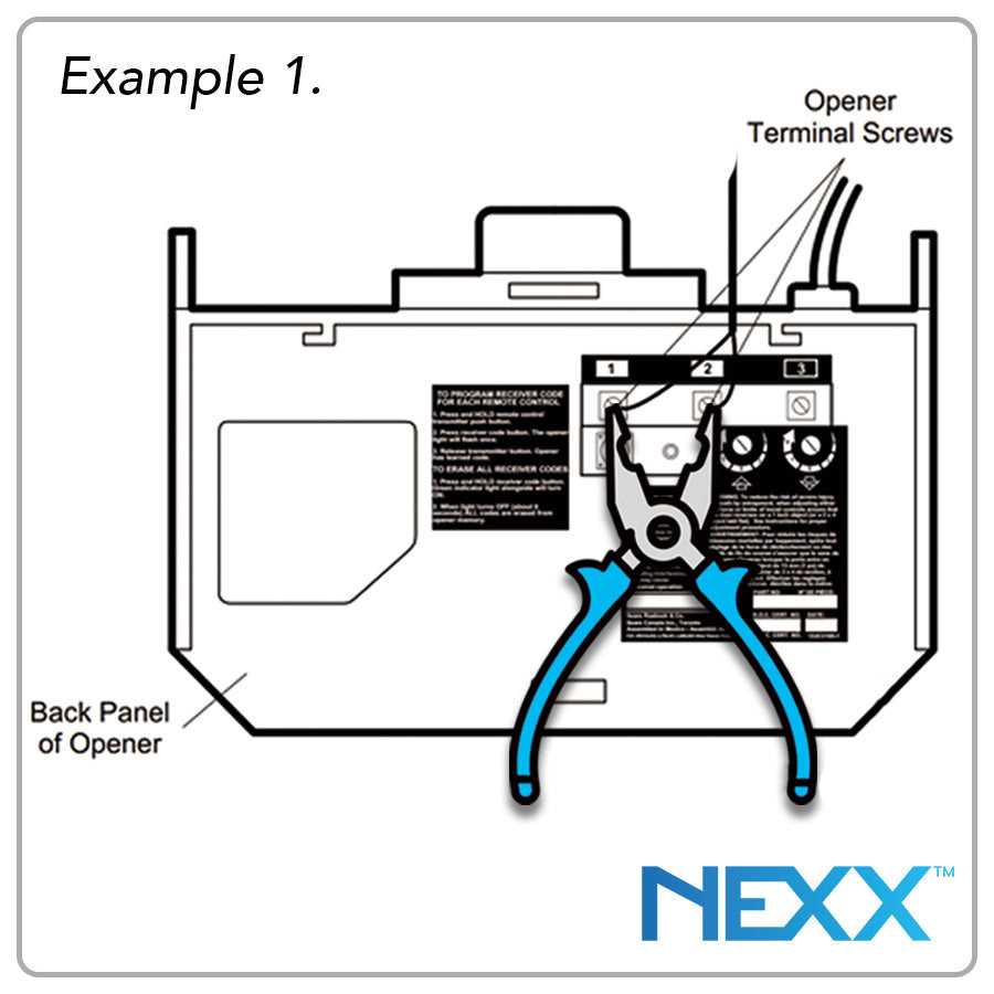 craftsman door opener wiring diagram