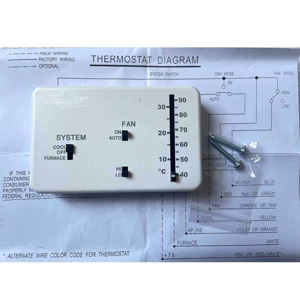 camper thermostat wiring diagram