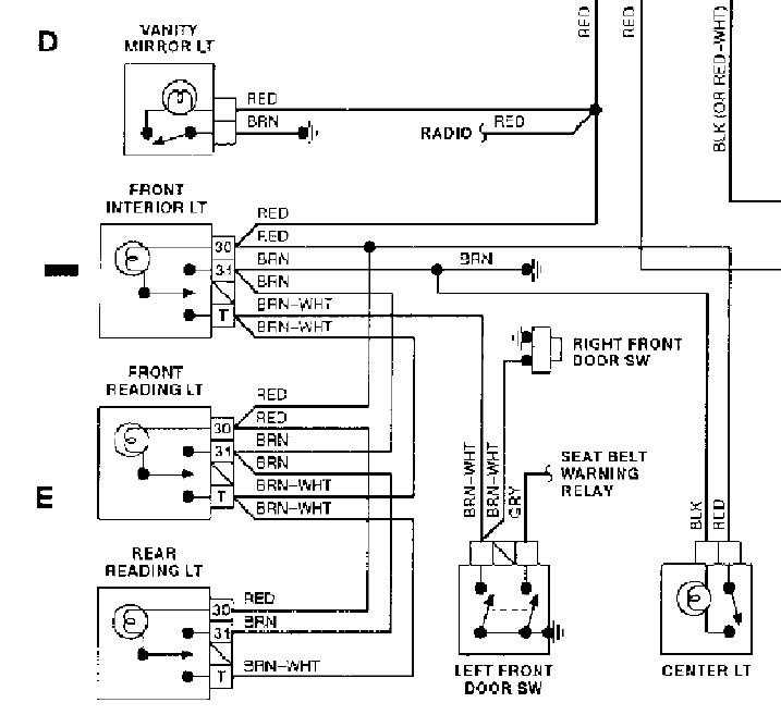 car dome light wiring diagram