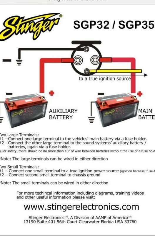 car dual battery isolator wiring diagram