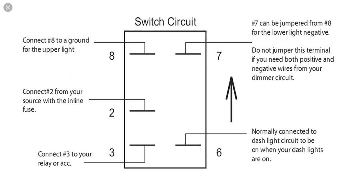 carling 6 pin rocker switch wiring diagram