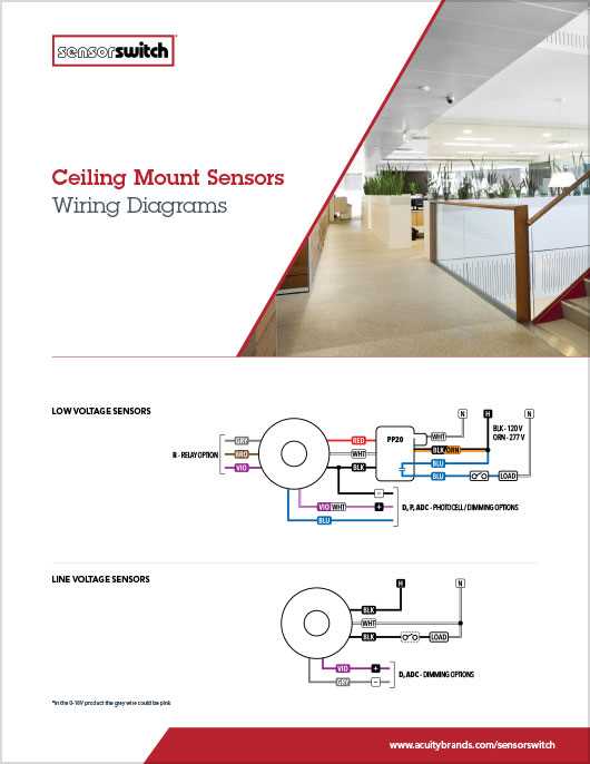 ceiling occupancy sensor wiring diagram