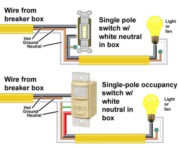 ceiling occupancy sensor wiring diagram