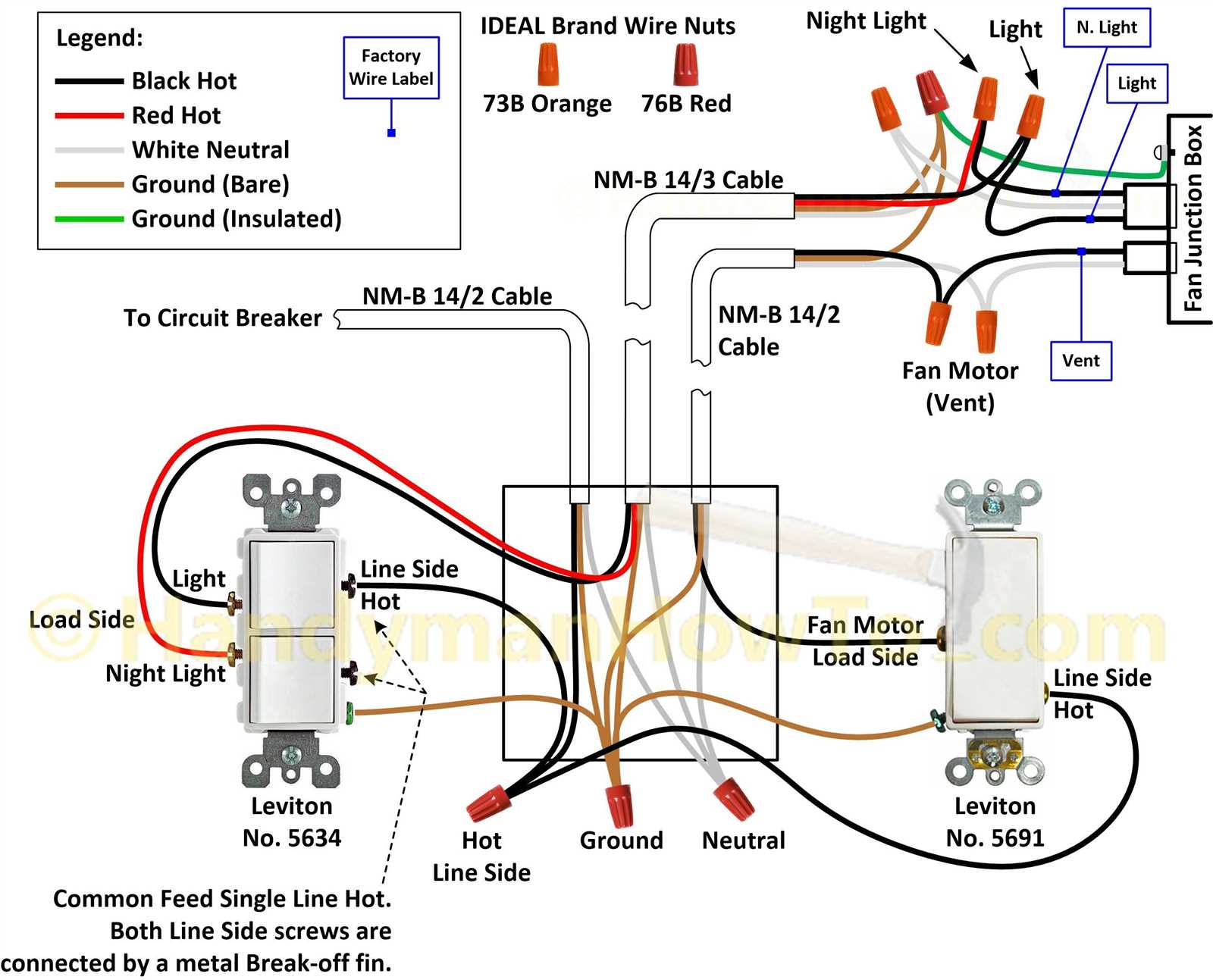 leviton switch wiring diagram 3 way