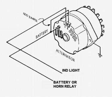 chevrolet alternator wiring diagram