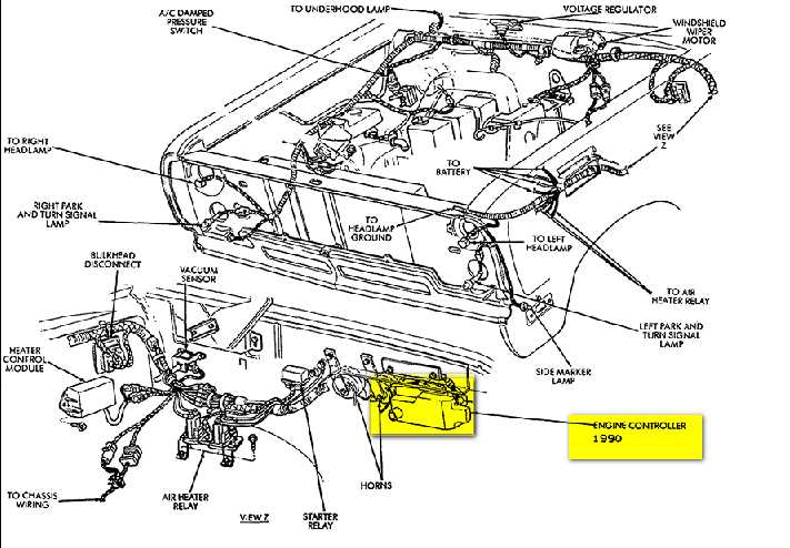 2001 7.3 powerstroke engine wiring harness diagram