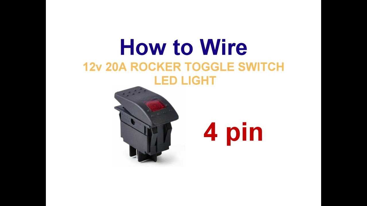 4 prong rocker switch wiring diagram