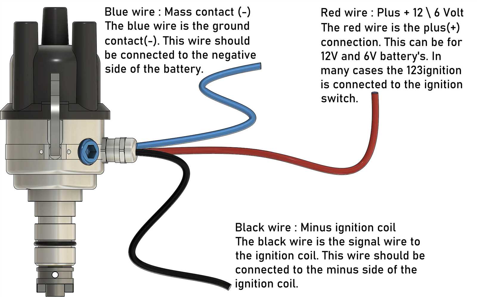 electronic ignition distributor wiring diagram