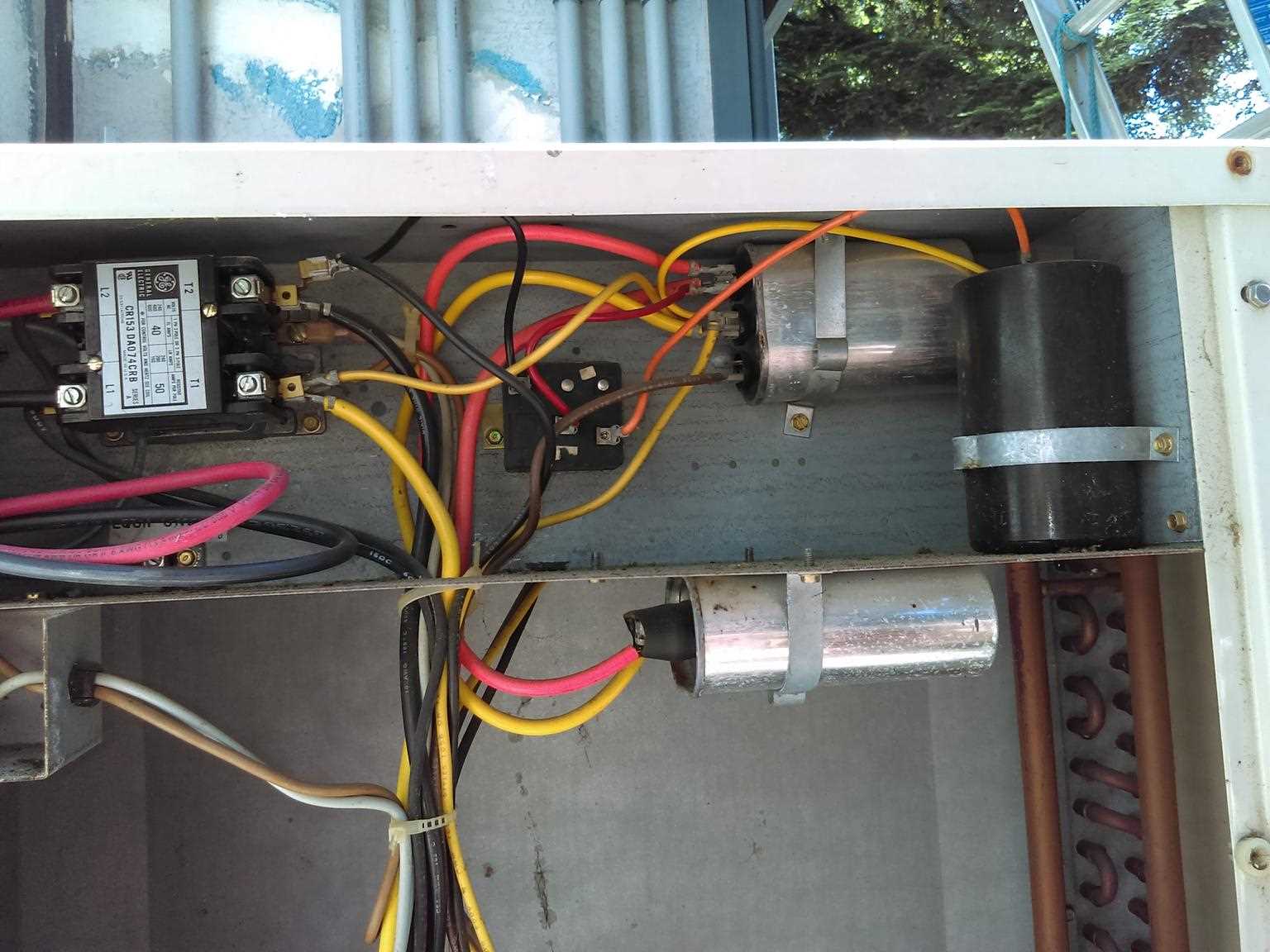 fan motor capacitor wiring diagram