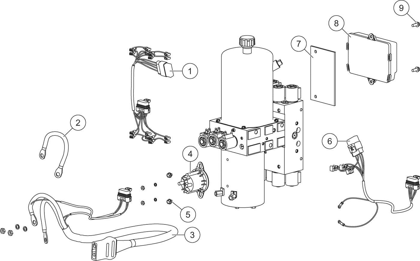 wiring diagram for a western snow plow