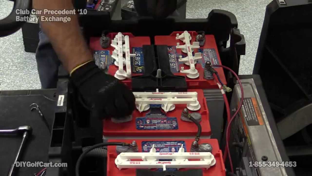 club car golf cart battery wiring diagram