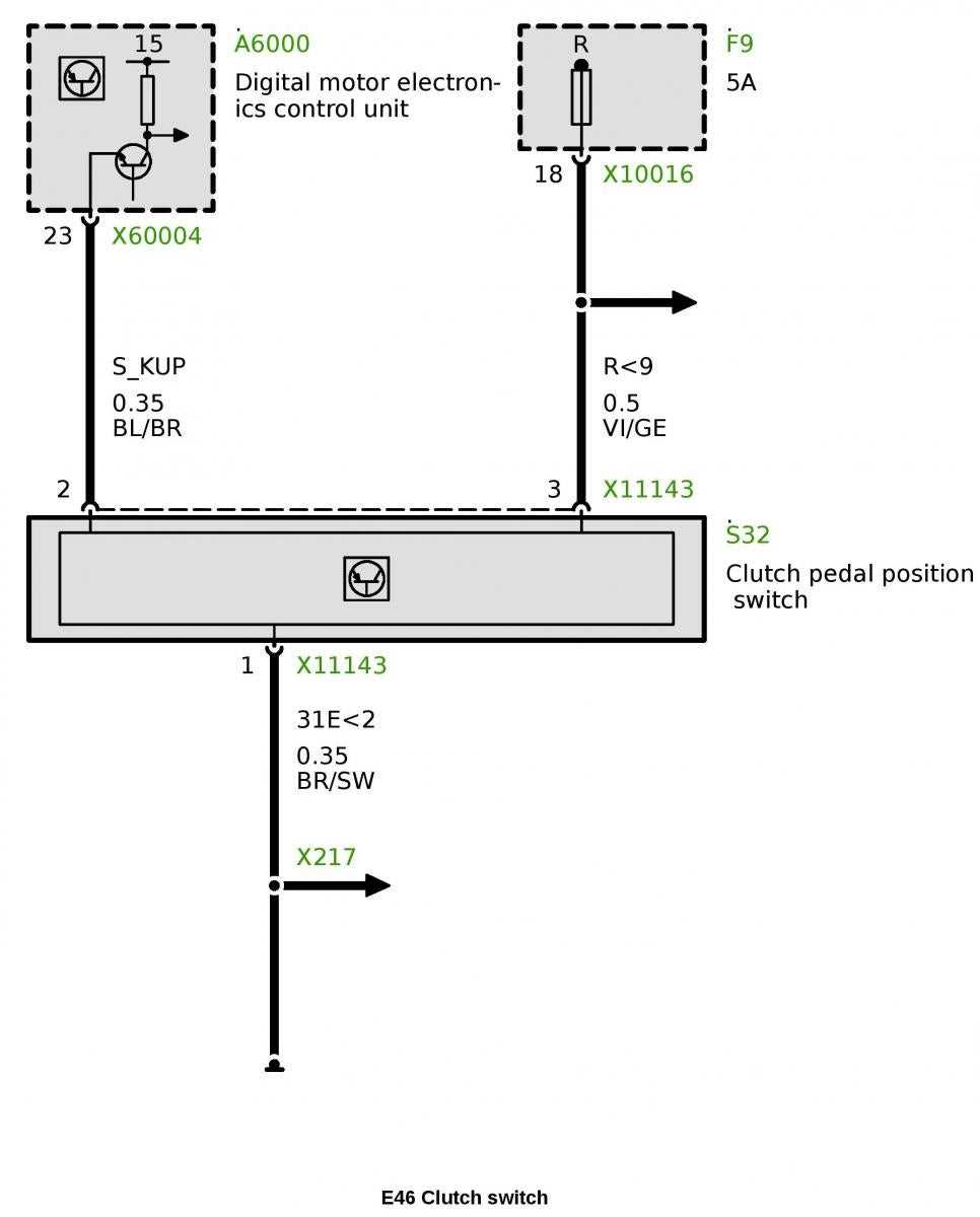 clutch switch wiring diagram