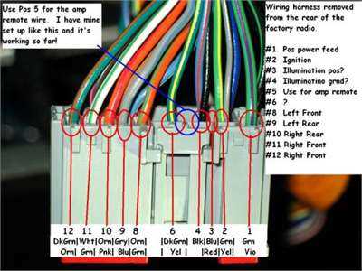 color code alpine stereo wiring diagram