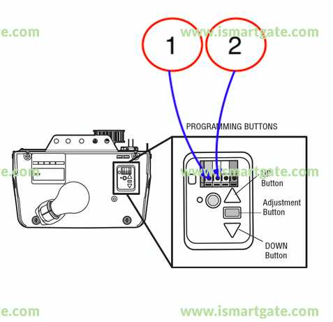 craftsman garage door opener wiring diagram