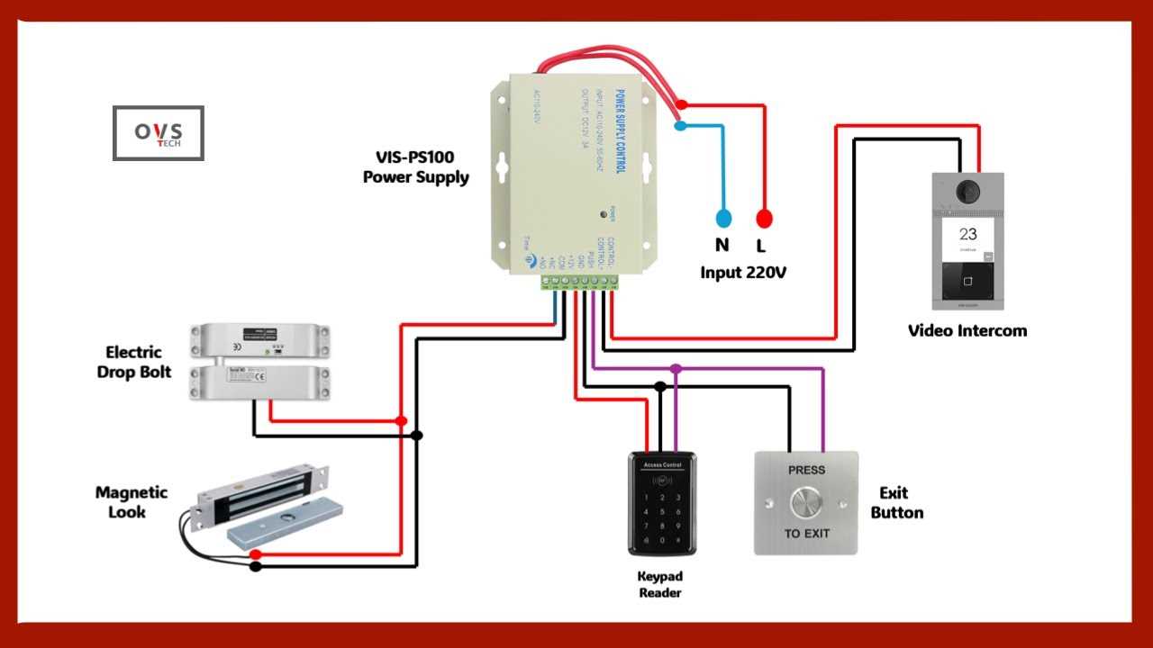 door access control wiring diagram