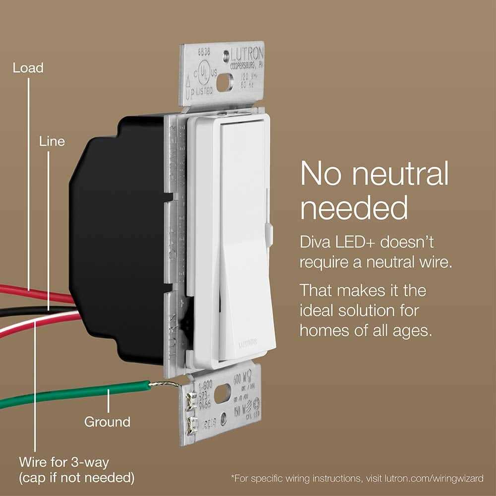 lutron 3 way dimmer wiring diagram