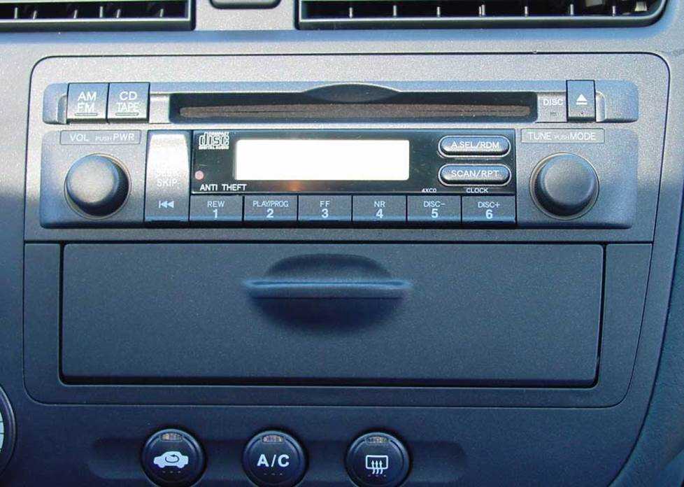 2001 honda civic radio wiring diagram