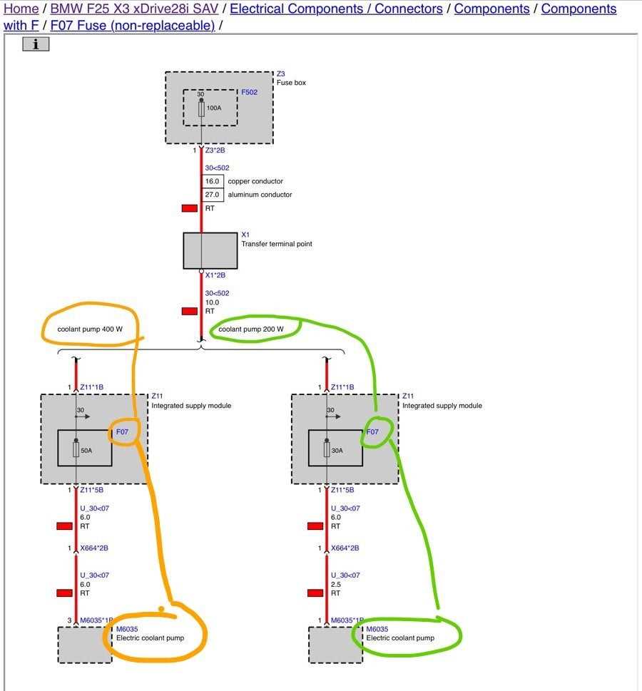 bmw electric water pump wiring diagram