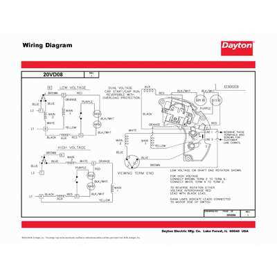 dayton motor wiring diagram