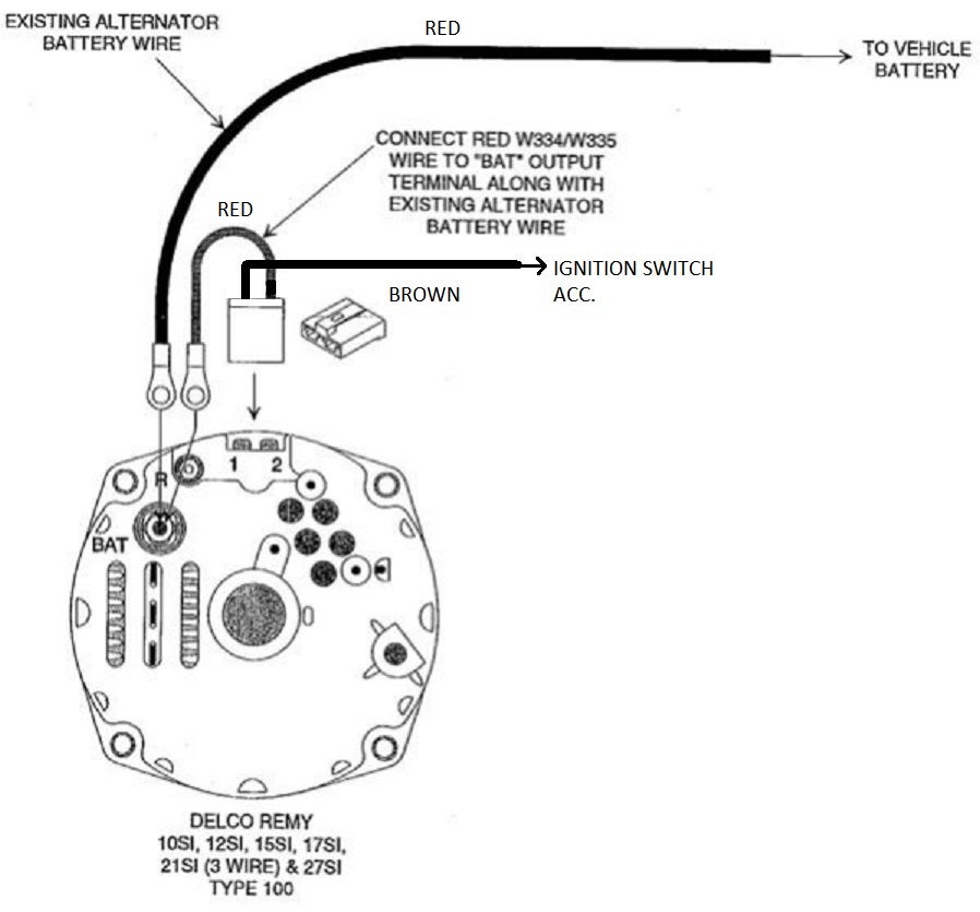 delco remy voltage regulator wiring diagram