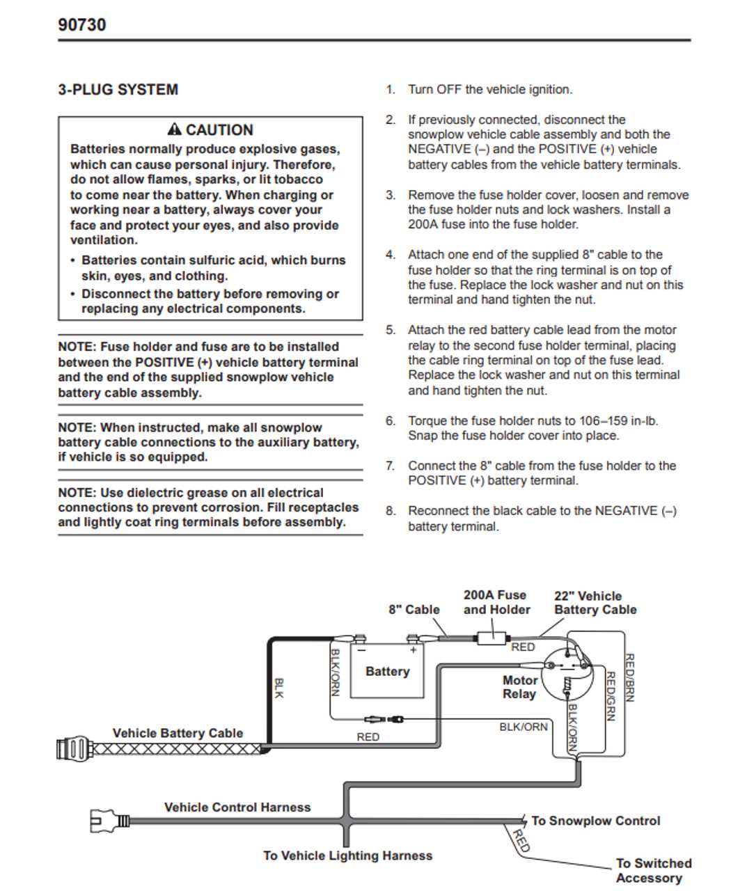 wiring diagram for western snow plow