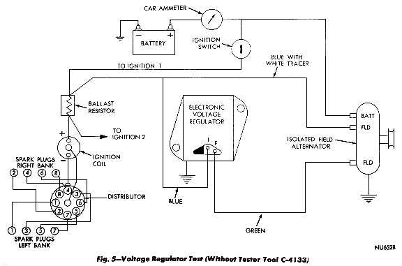 dodge external voltage regulator wiring diagram