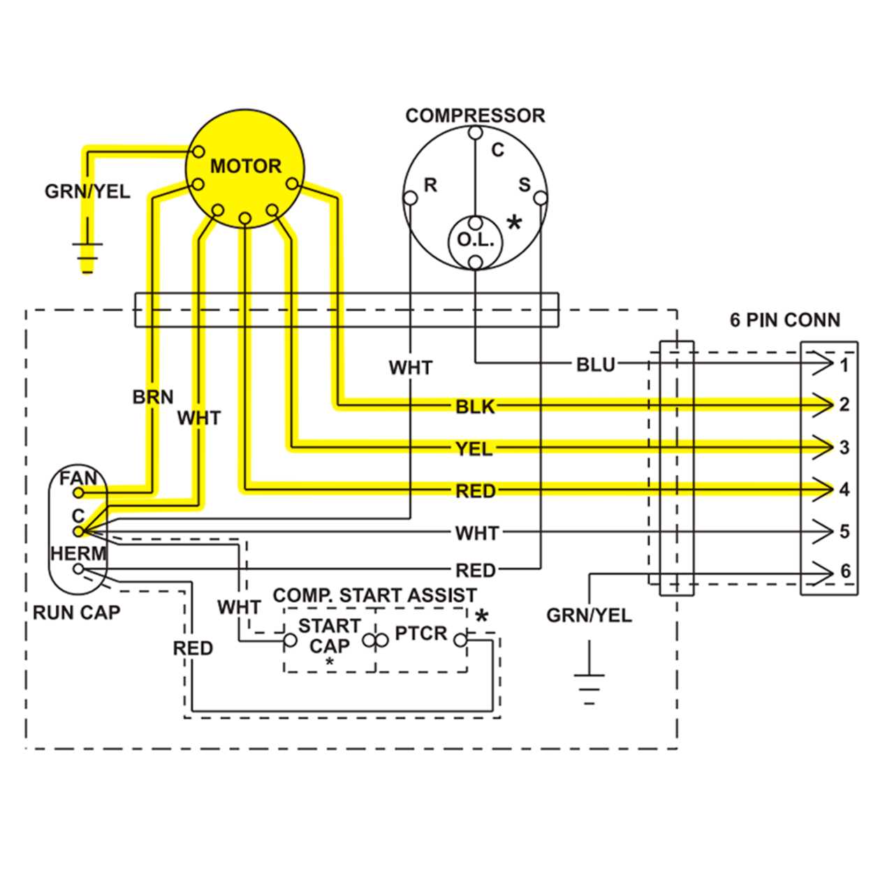 dometic ac capacitor wiring diagram