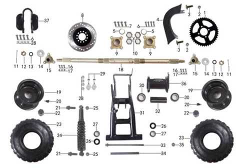 125cc taotao 125cc atv wiring diagram