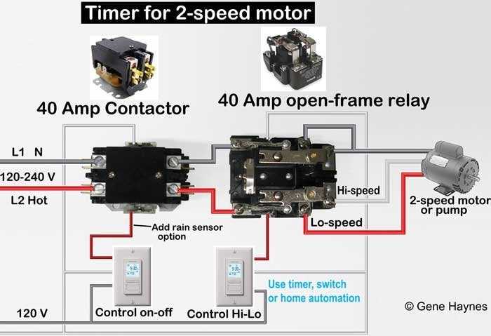 wiring a pool pump motor diagram