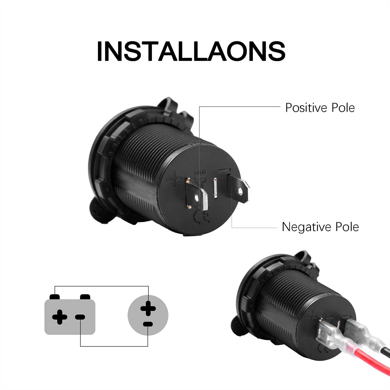 cigarette lighter plug wiring diagram