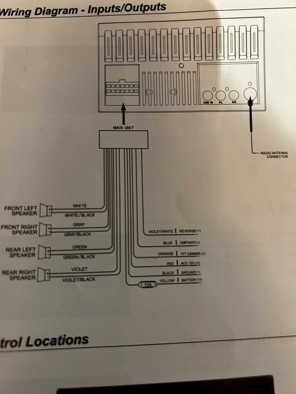 dual head unit wiring diagram