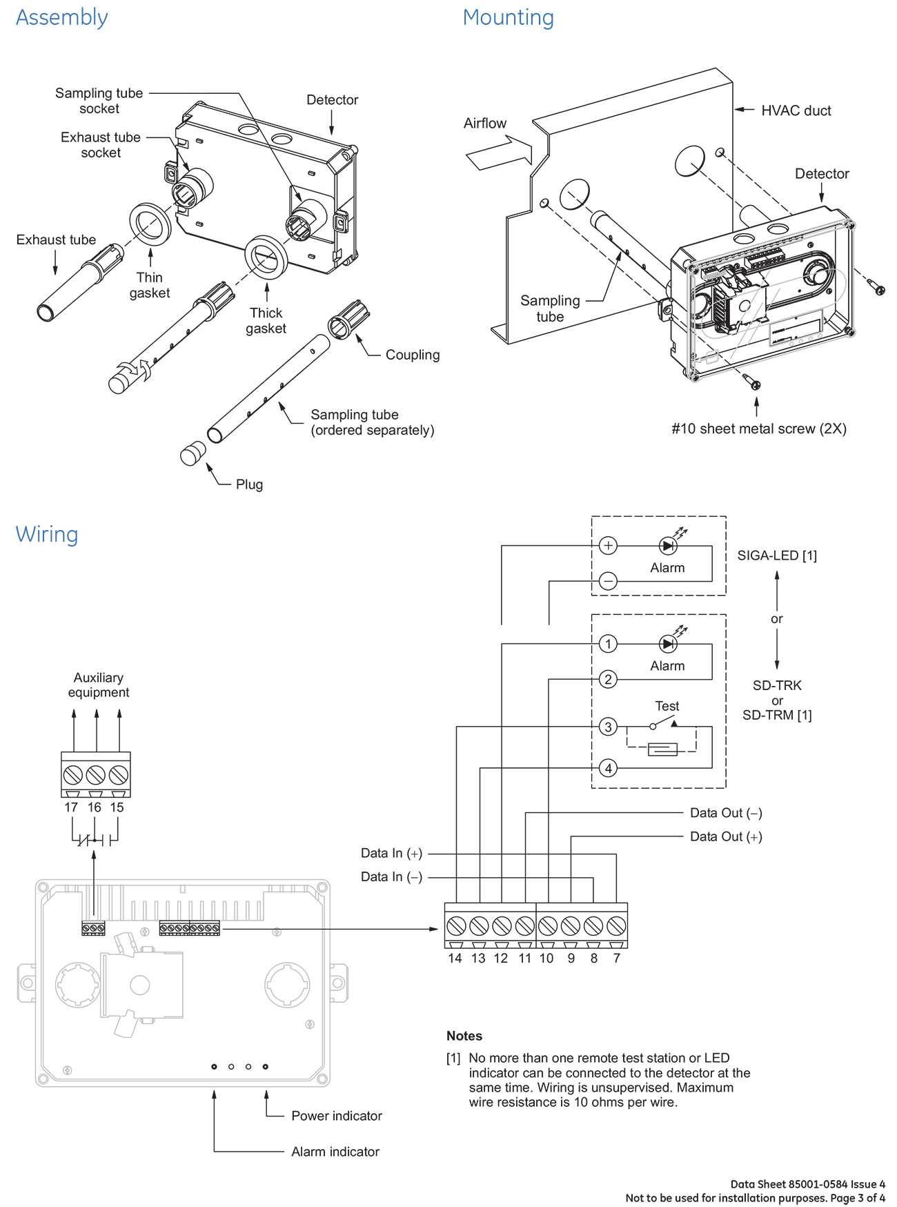 duct detector wiring diagram