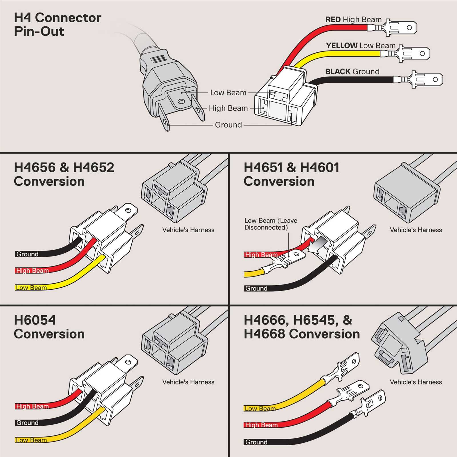 headlight socket wiring diagram