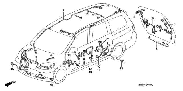 2006 honda odyssey wiring diagram