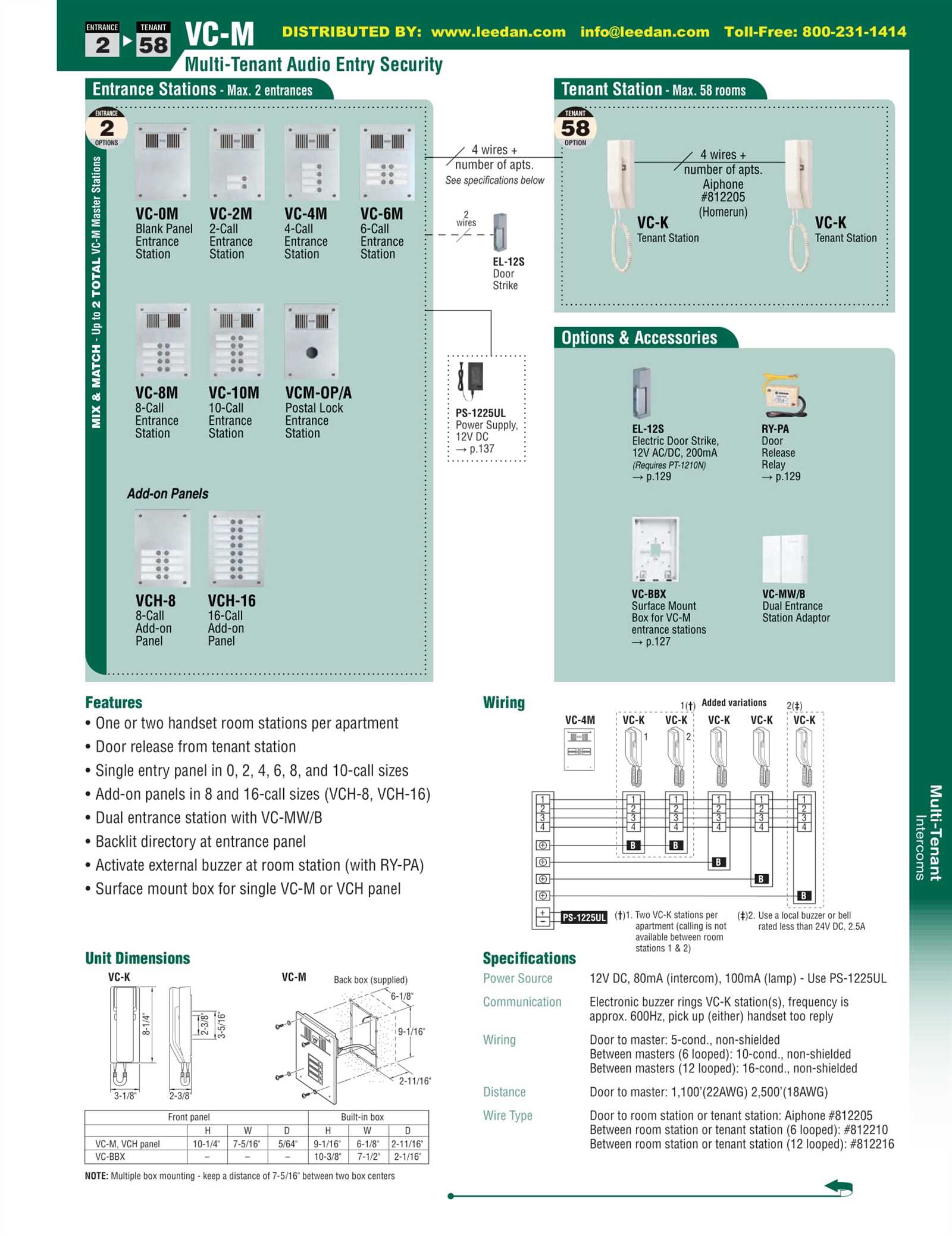 aiphone wiring diagram