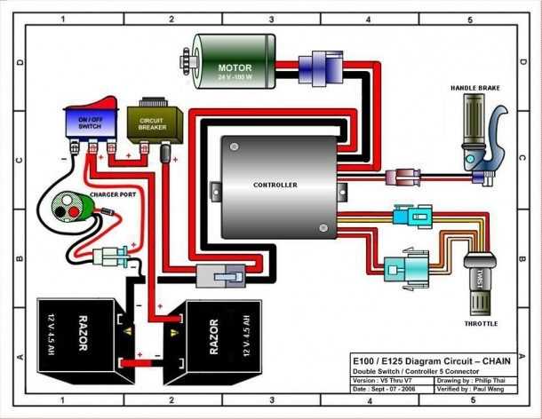 e scooter controller wiring diagram