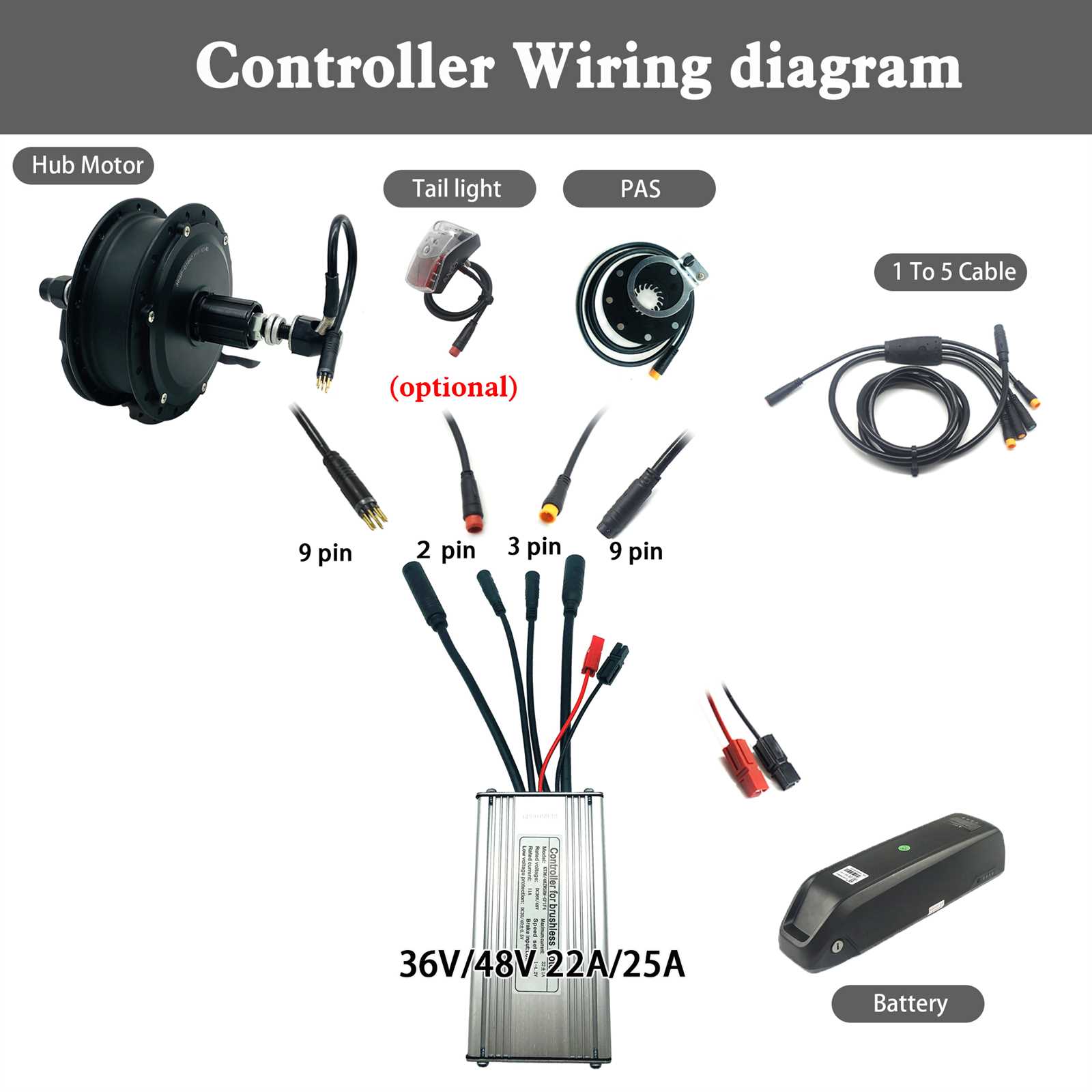 ebike controller 3 speed switch wiring diagram