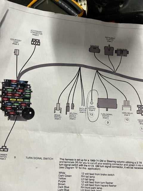 73 87 c10 steering column wiring diagram