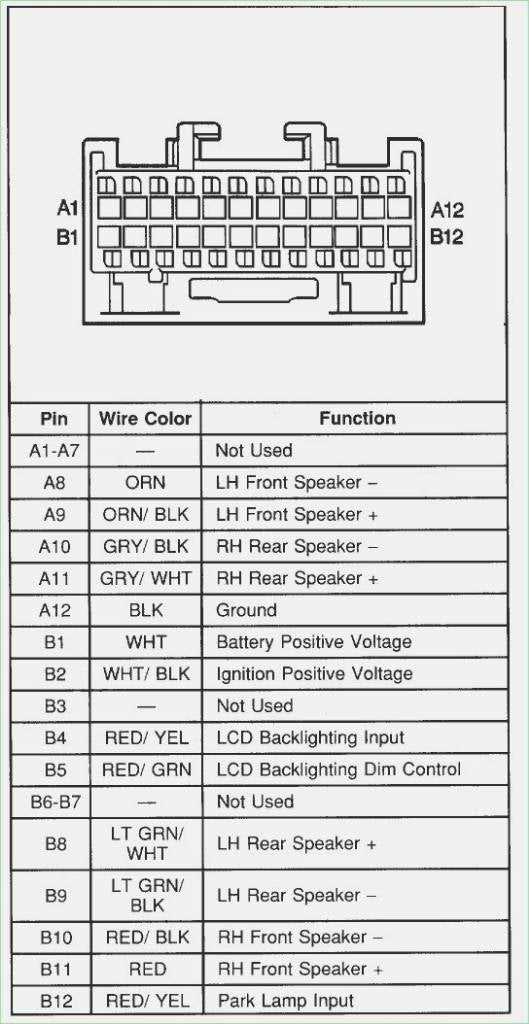 06 chevy silverado stereo wiring diagram