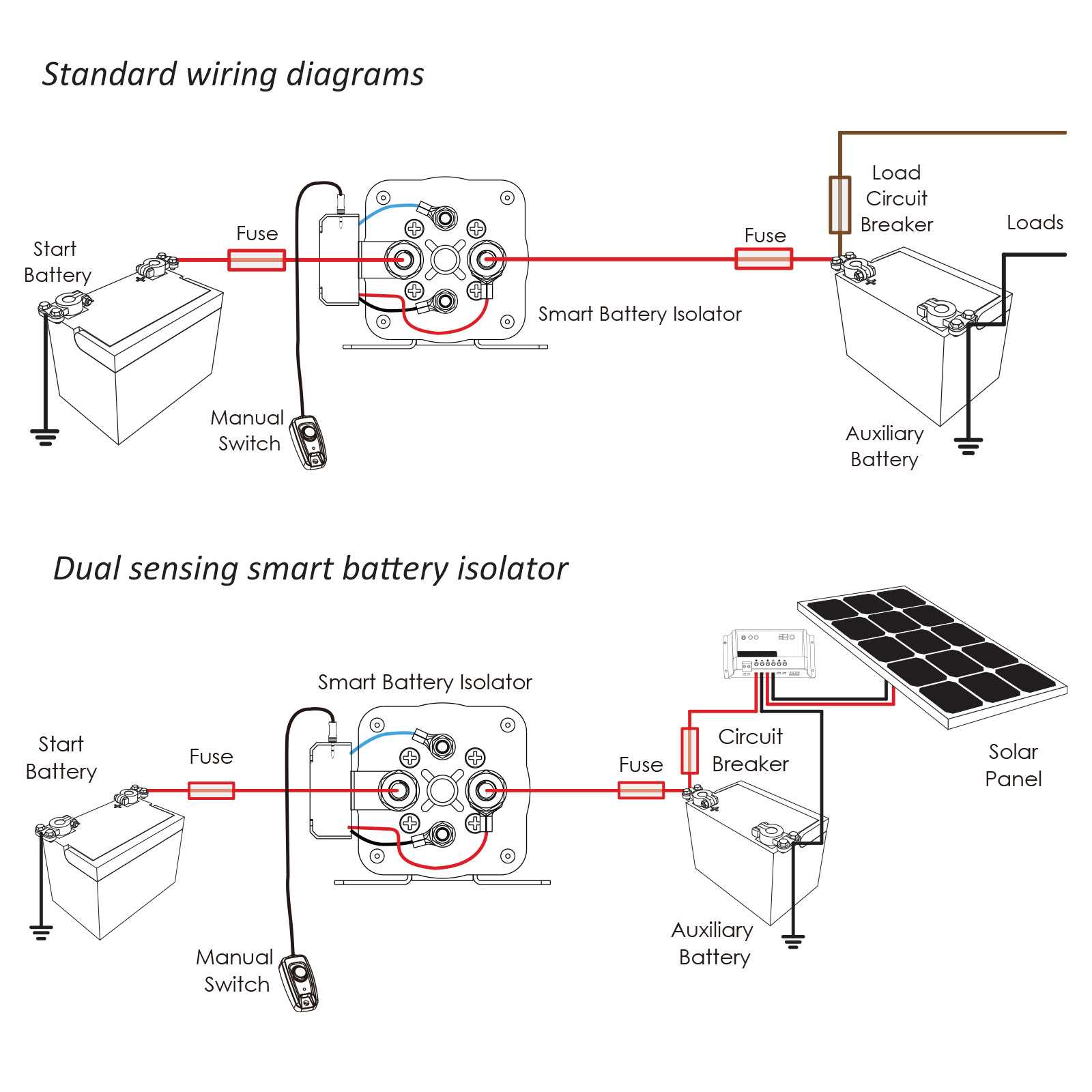 wiring diagram battery isolator