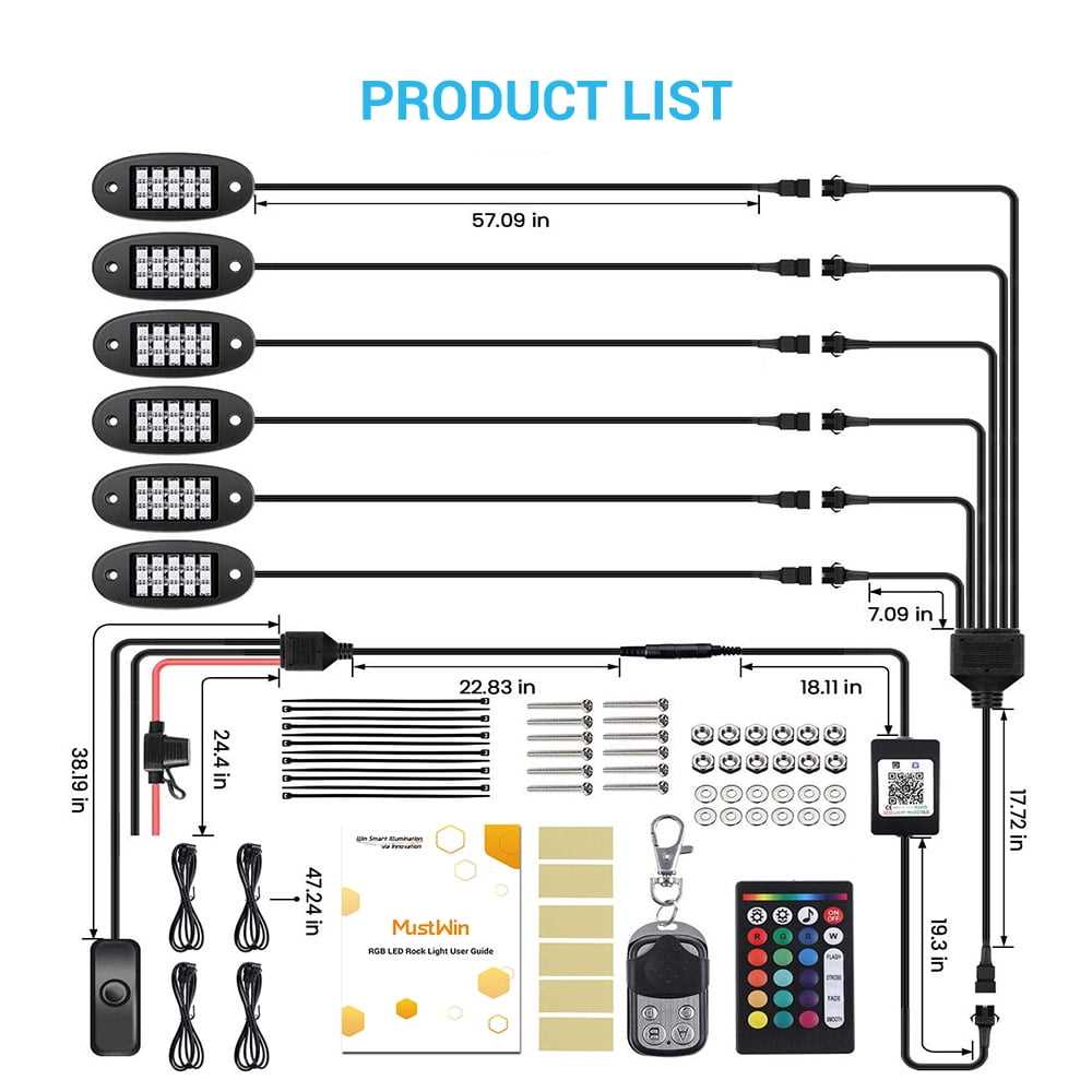 led rock light wiring diagram