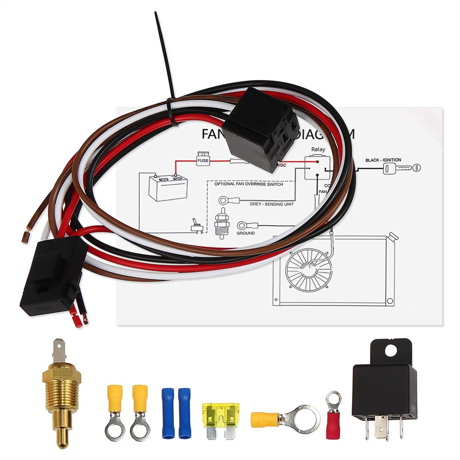 electric fan relay wiring diagram