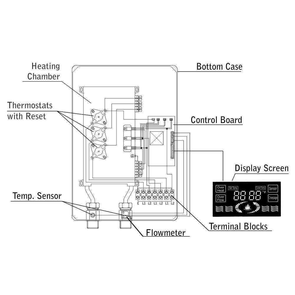 electric tankless water heater wiring diagram