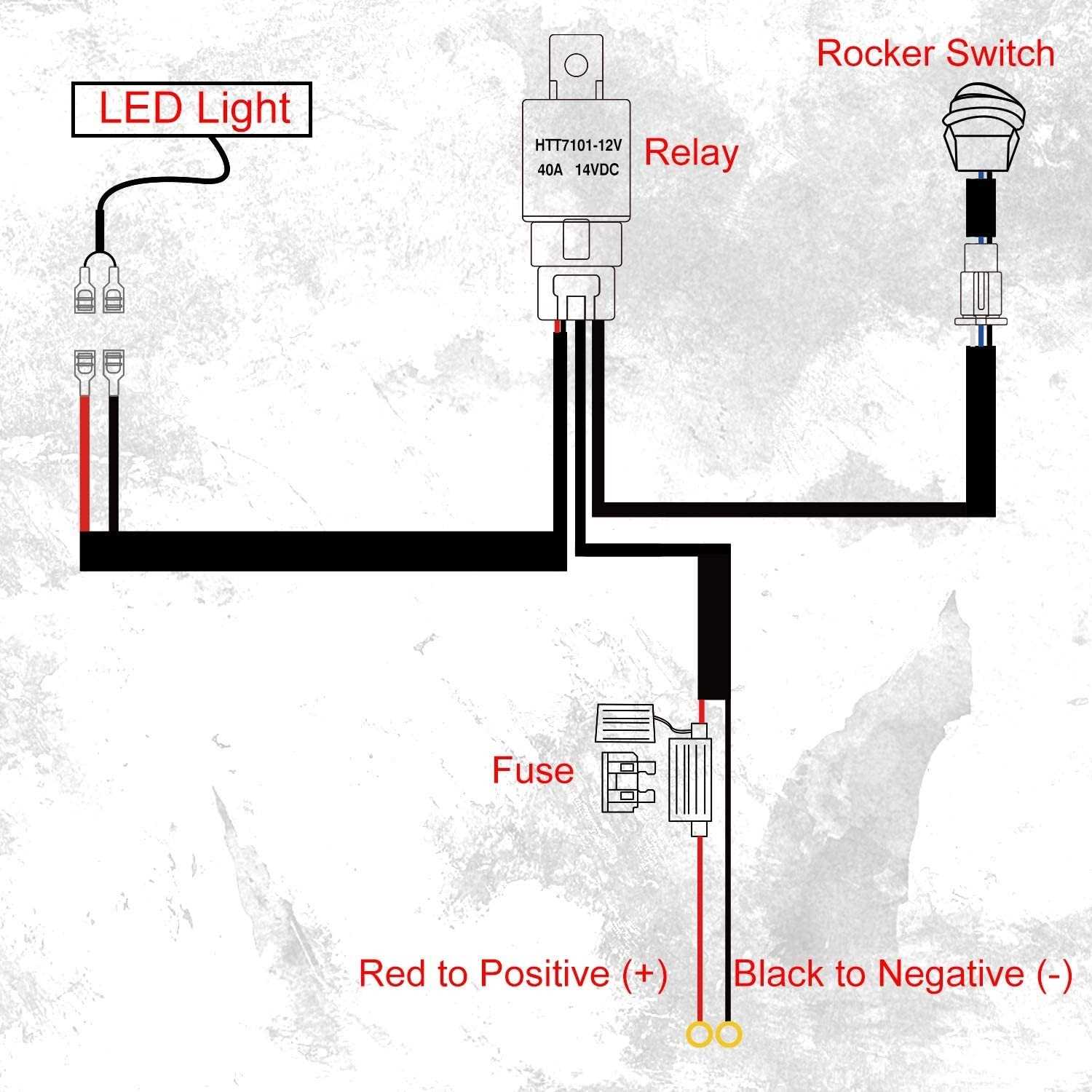 wiring harness diagram for light bar