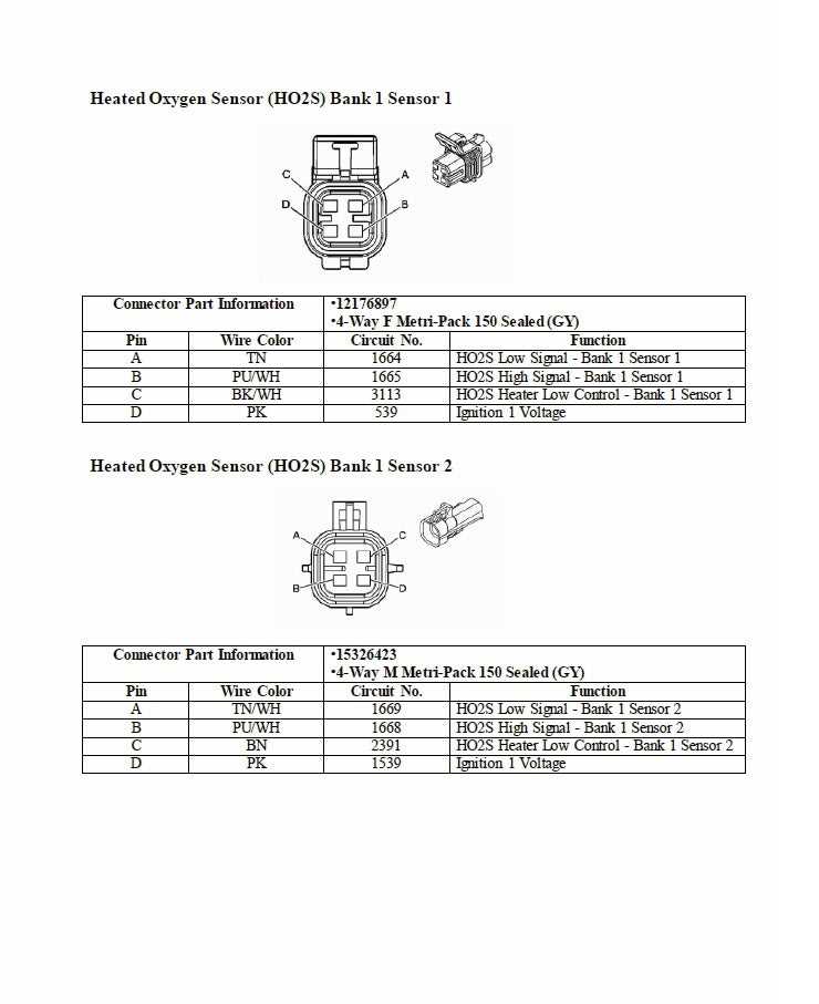 wiring diagram o2 sensor